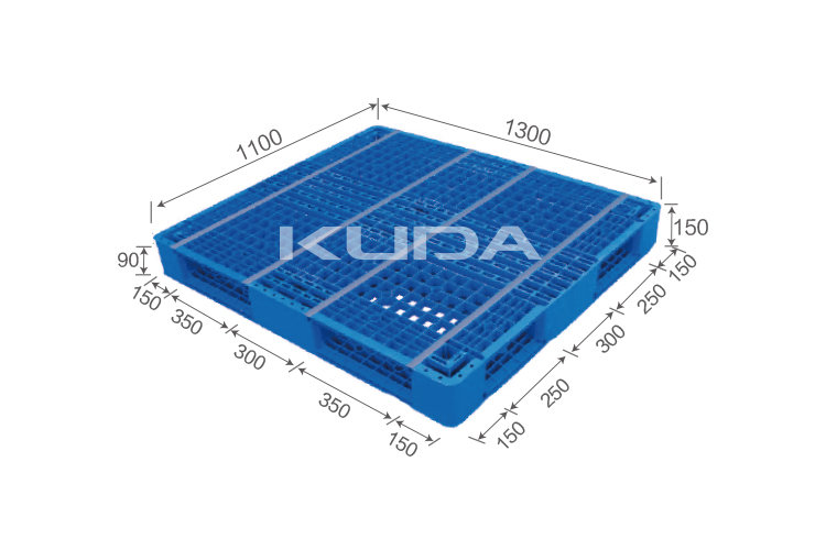 1311E-WGSM PLASTIC PALLET（BUILT-IN STEEL TUBE）