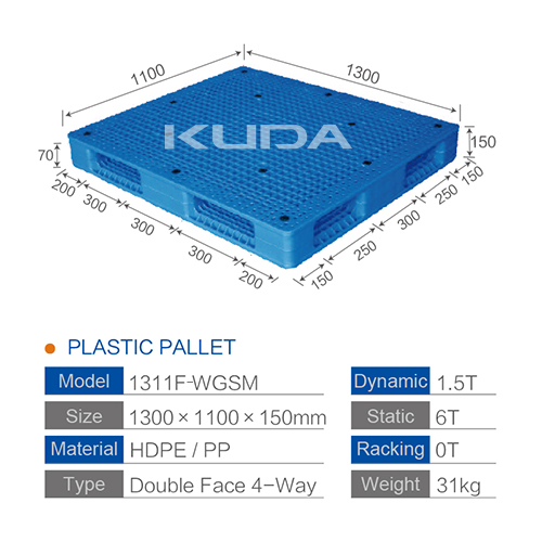 1311F-WGSM PLASTIC PALLET