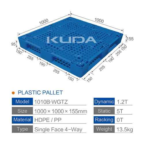 1010B-WGTZ PLASTIC PALLET