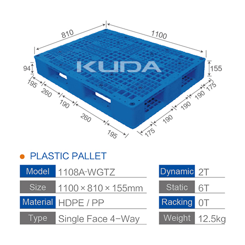 1108A-WGTZ PLASTIC PALLET