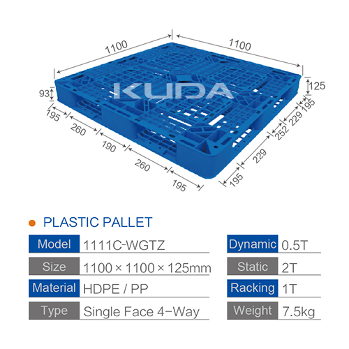 1111C-WGTZ PLASTIC PALLET