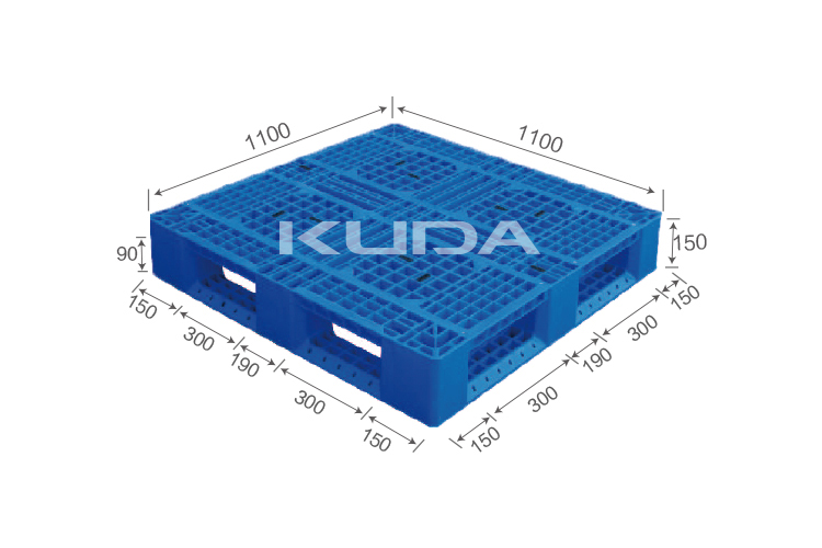 1111D-WGTZ PLASTIC PALLET（BUILT-IN STEEL TUBE）