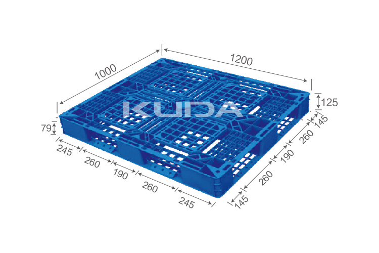 1210F-WGTZ PLASTIC PALLET