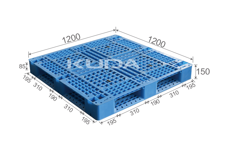 1212F-WGTZ PLASTIC PALLET（BUILT-IN STEEL TUBE）