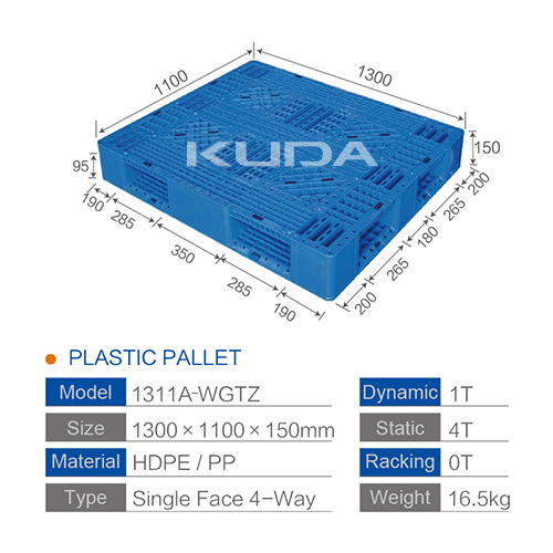 1311A-WGTZ PLASTIC PALLET