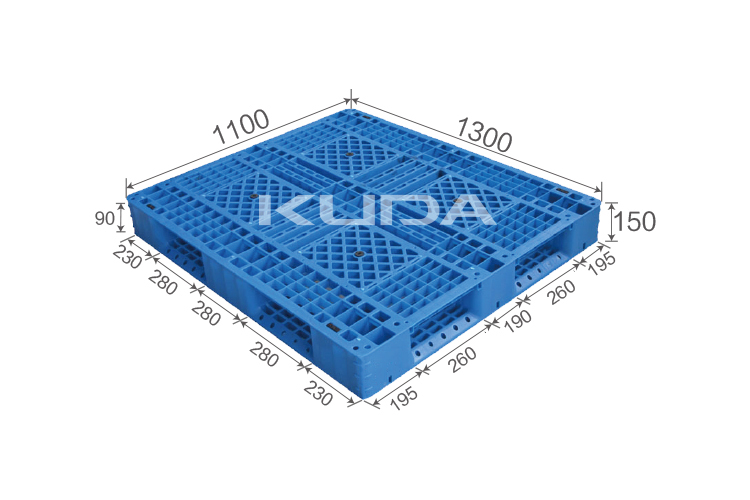 1311E-WGTZ PLASTIC PALLET(BUILT-IN STEEL TUBE)