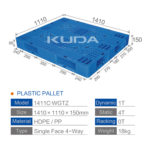 1411C-WGTZ PLASTIC PALLET