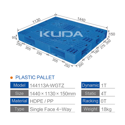 144113A-WGTZ PLASTIC PALLET