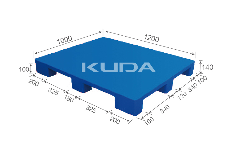 1210D-PBJJ PLASTIC PALLET（BUILT-IN STEEL TUBE）