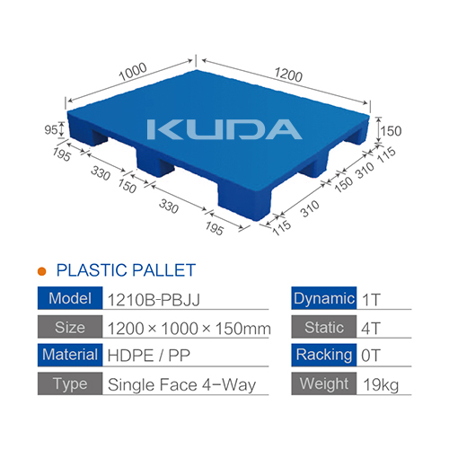 1210B-PBJJ PLASTIC PALLET