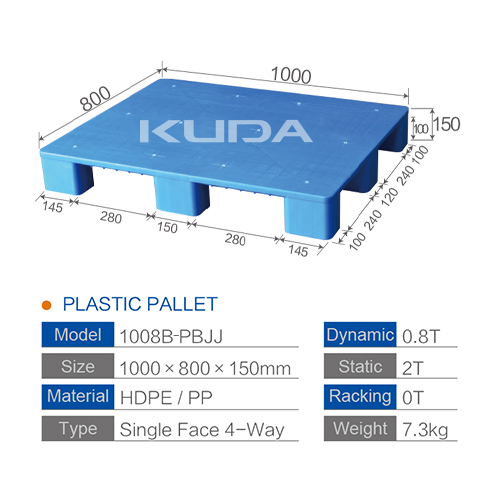 1008B-PBJJ PLASTIC PALLET