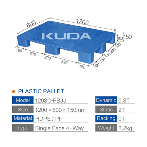 1208C-PBJJ PLASTIC PALLET