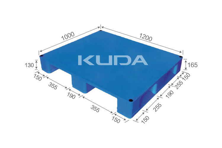 1210E-PBCZ PLASTIC PALLET（BUILT-IN STEEL TUBE）