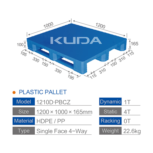 1210D-PBCZ PLASTIC PALLET