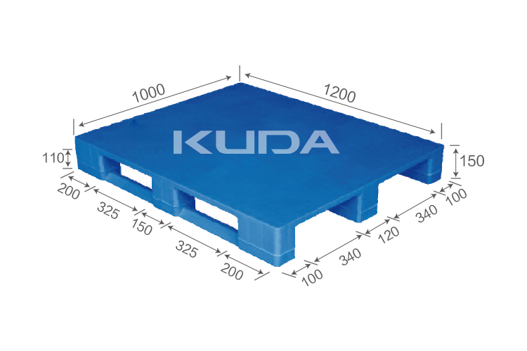 1210C-PBCZ PLASTIC PALLET（BUILT-IN STEEL TUBE）