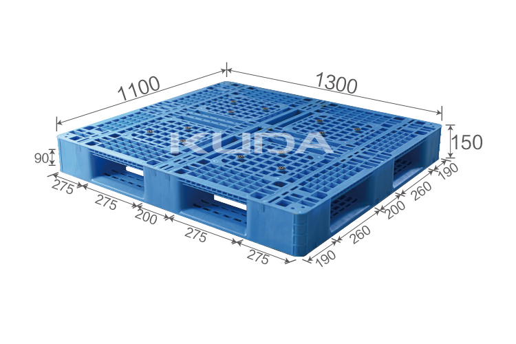 1311F-WGTZ PLASTIC PALLET(BUILT-IN STEEL TUBE)