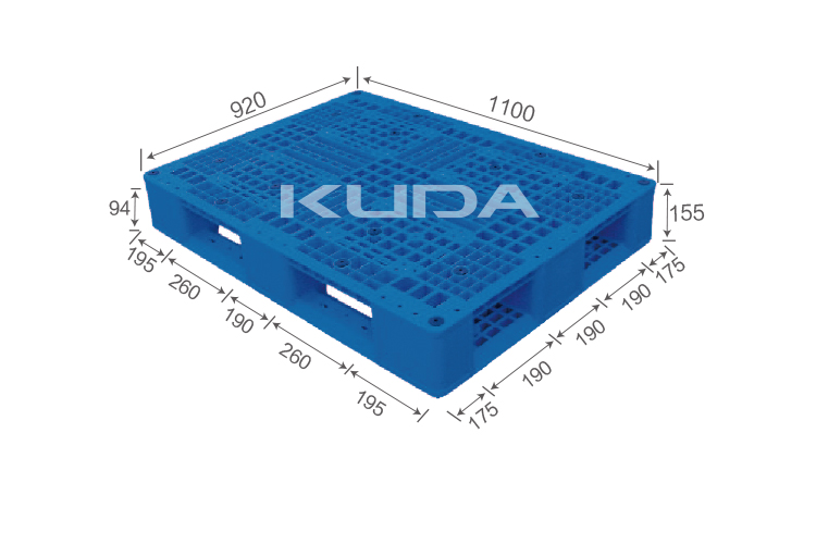 1109A-WGTZ PLASTIC PALLET