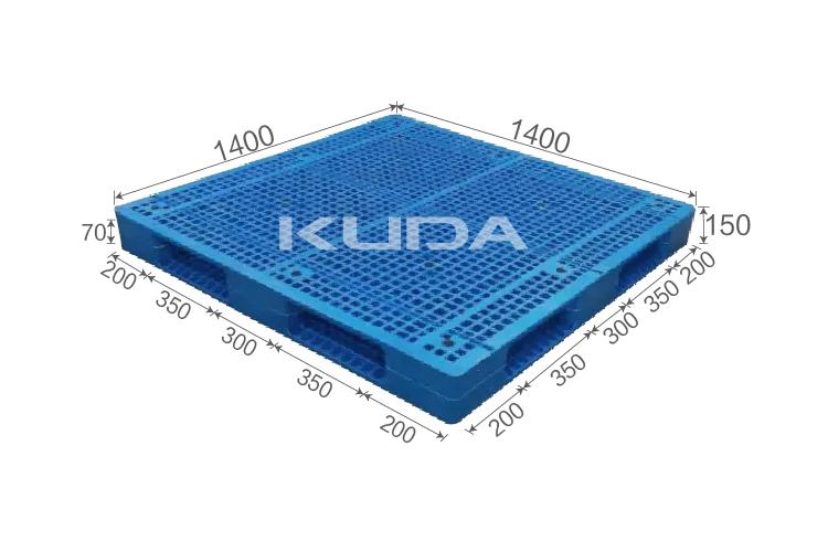 1414A-WGSM PLASTIC PALLET（BUILT-IN STEEL TUBE）