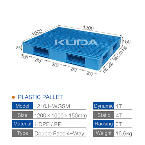 1210J-WGSM PLASTIC PALLET