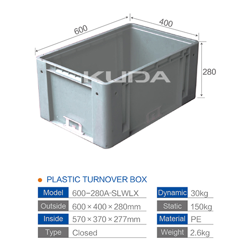 600-280A-SLWLX PLASTIC LOGISTICS BOX