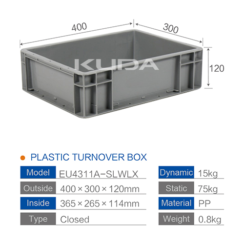 EU4311A-SLXLW PLASTIC LOGISTICS BOX