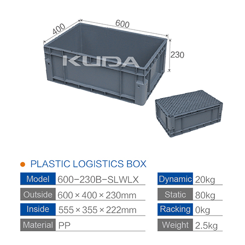 600-230B-SLWLX PLASTIC LOGISTICS BOX