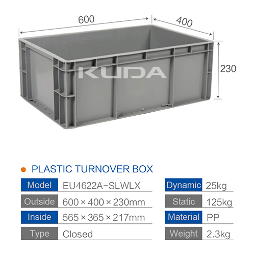 EU4622A-SLWLX PLASTIC LOGISTICS BOX