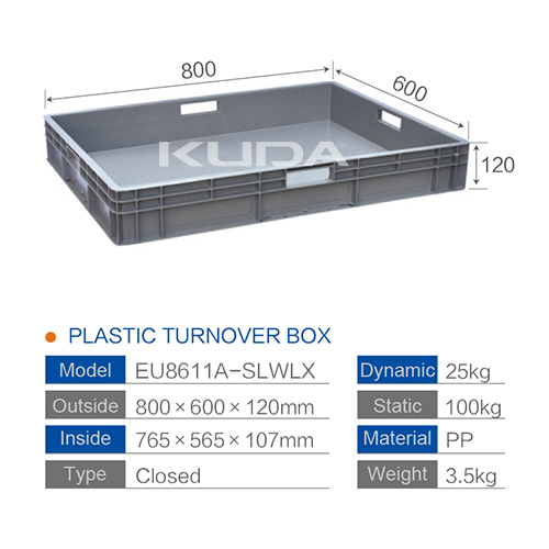 EU8611A-SLWLX PLASTIC LOGISTICS BOX