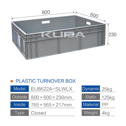 EU8622A-SLWLX PLASTIC LOGISTICS BOX