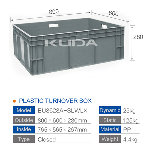 EU8628A-SLWLX PLASTIC LOGISTICS BOX