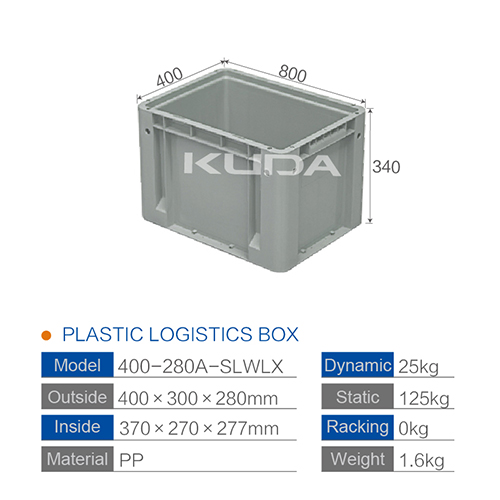 400-280A-SLWLX PLASTIC LOGISTICS BOX