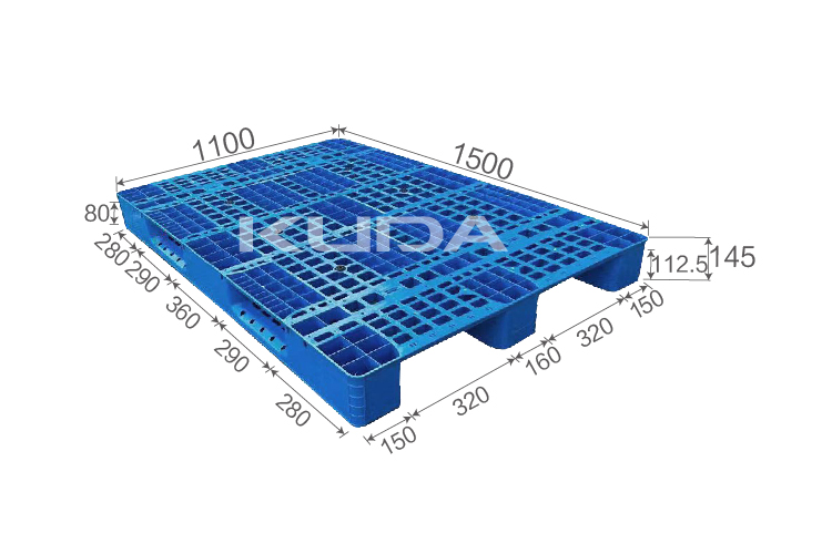 1511A-PBCZ PLASTIC PALLET（BUILT-IN STEEL PIPE）