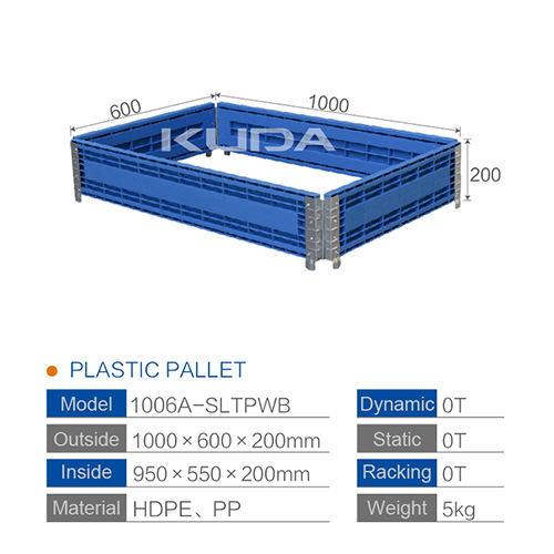 1006A-SLTPWB PLASTIC PALLET COAMING