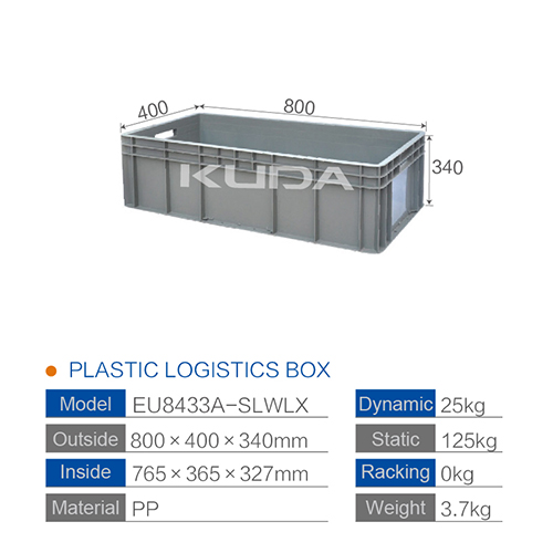 EU8433A-SLWLX PLASTIC LOGISTICS BOX