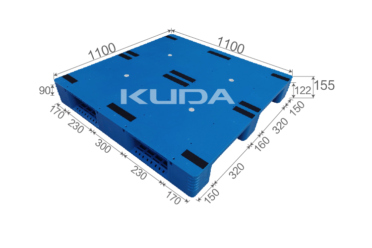 1111N-PBCZ PLASTIC PALLET（BUILT-IN STEEL PIPE）