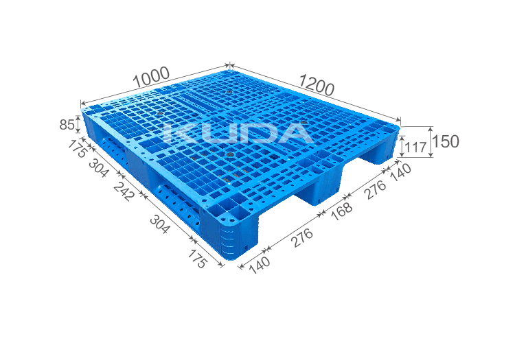 1210C2-WGCZ PLASTIC PALLT(BUILT-IN STEEL TUBE)