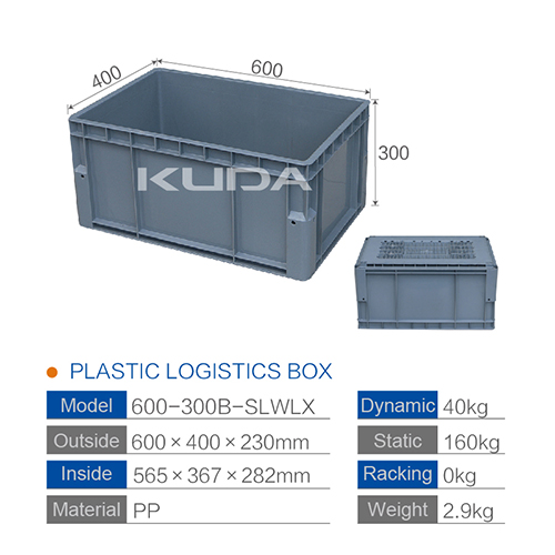 600-300B-SLWLX PLASTIC LOGISTICS BOX
