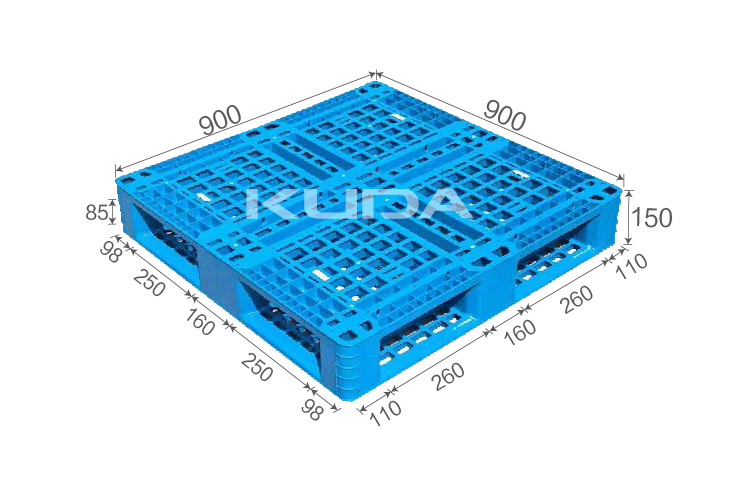 0909B-WGTZ PLASTIC PALLET(BUILT-IN STEEL TUBE)