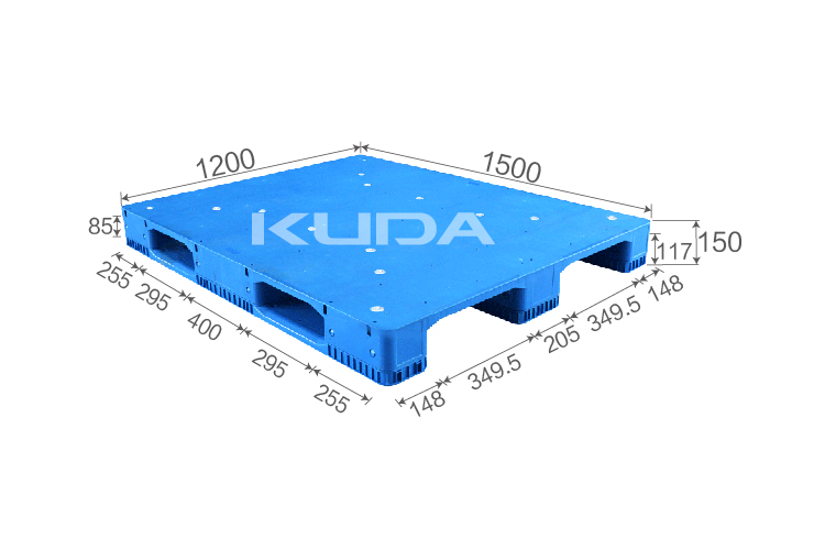 1512C-PBCZ PLASTIC PALLET（BUILT-IN STEEL TUBE）