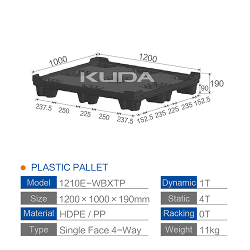 1210E-WBXTP PLASTIC PALLET