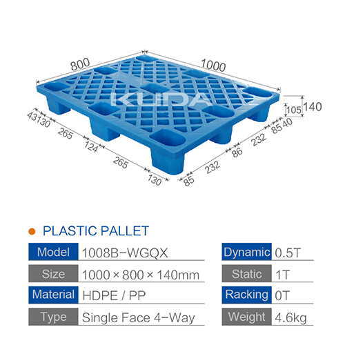 1008B-WGQX PLASTIC PALLET