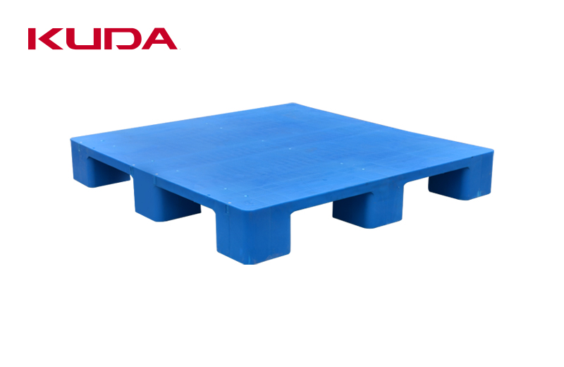 The flat nine legged plastic pallet