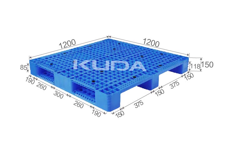 1212K-WGCZ PLASTIC PALLET(BUILT-IN STEEL TUBE)