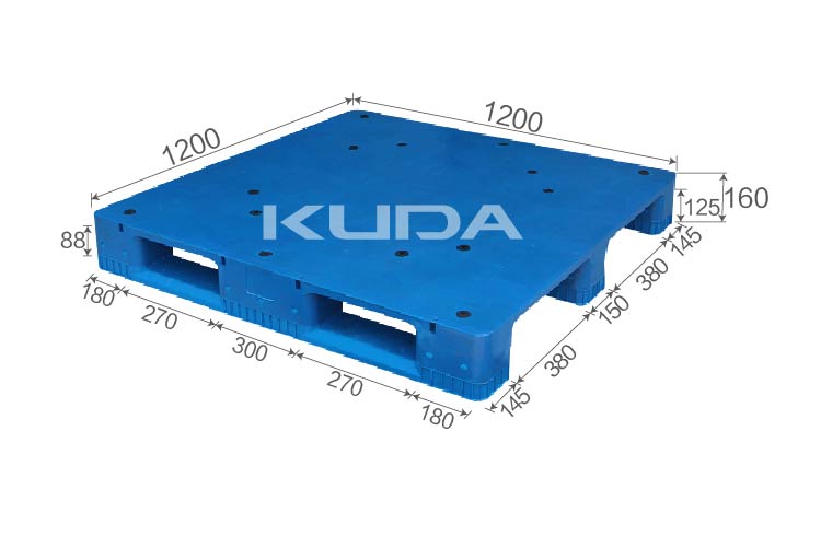 1212G-PBCZ PLASTIC PALLT(BUILT-IN STEEL TUBE)