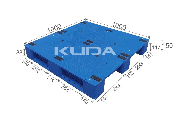 1010B-PBCZ PLASTIC PALLT(BUILT-IN STEEL TUBE)