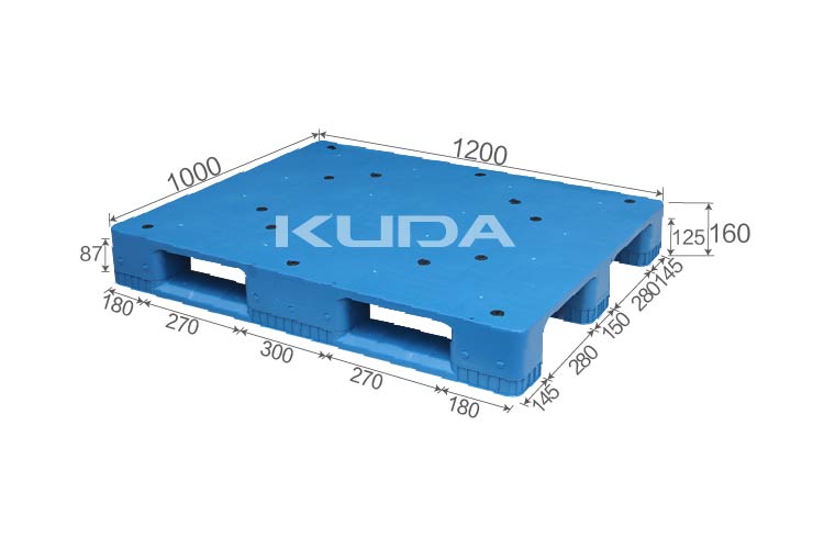 1210R2-PBCZ PLASTIC PALLT(BUILT-IN STEEL TUBE)