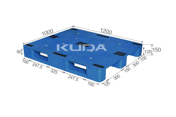 1210N-PBCZ PLASTIC PALLT(BUILT-IN STEEL TUBE)