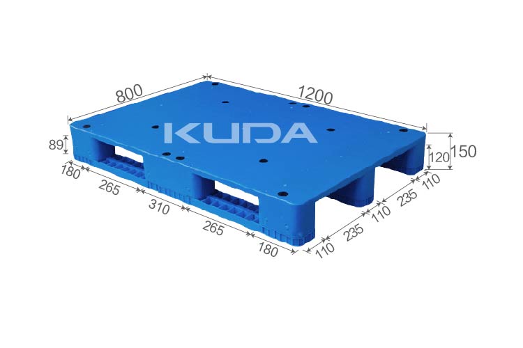 1208Z-PBCZ PLASTIC PALLT(BUILT-IN STEEL TUBE)