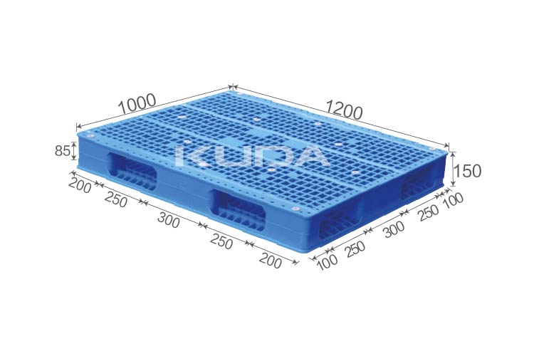 1210Q-WGTZ PLASTIC PALLET(BUILT-IN STEEL TUBE)