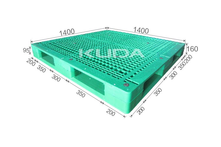 1414C-WGTZ PLASTIC PALLET(BUILT-IN STEEL TUBE)